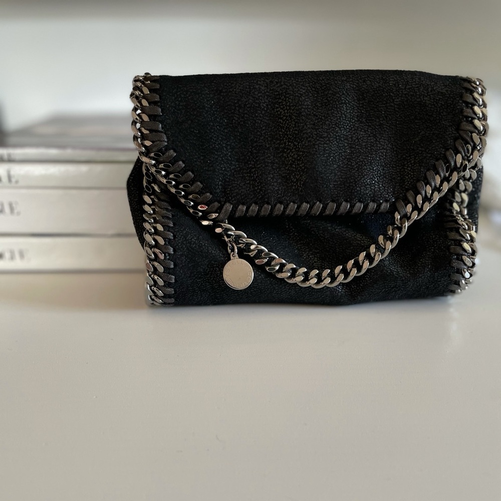 Stella McCartney mini crossbody purse in black